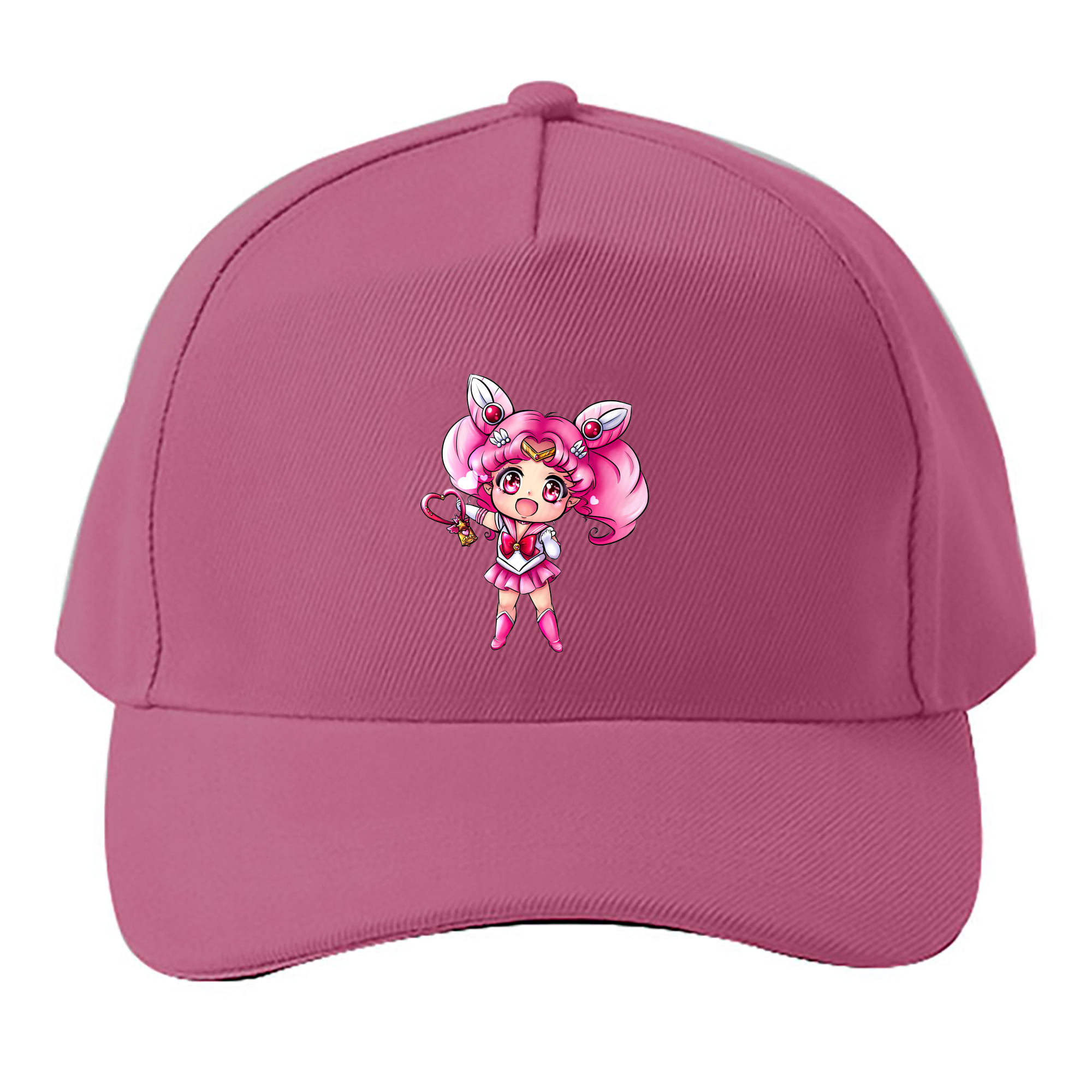 （画像用） 美少女戦士セーラームーン ちびうさ Sailor Moon Chibiusa Tsukino Usagi Small Lady Serenity ベースボールキャップ 綿100％ 男女兼用 帽子 スポーツ